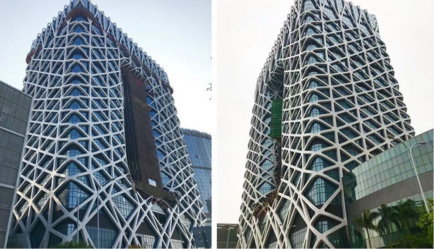 澳門沐梵世酒店玻璃鋁板幕墻工程 澳門沐梵世酒店玻璃鋁板幕墻工程